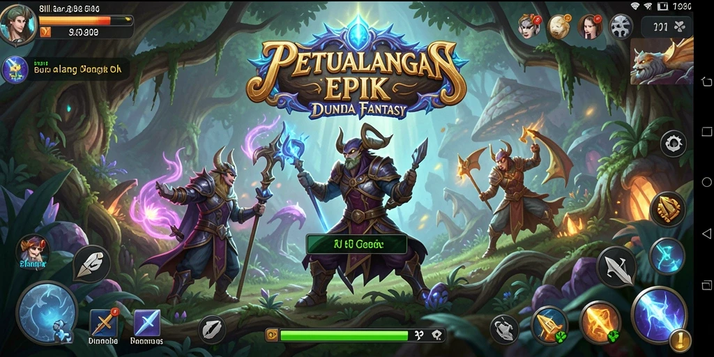 Screenshot gameplay 8II menampilkan aksi pertarungan yang mendebarkan.