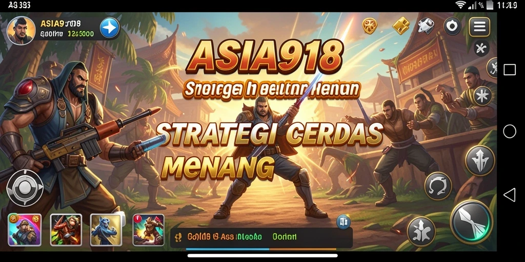 Tampilan gameplay strategis yang memukau di ASIA918.