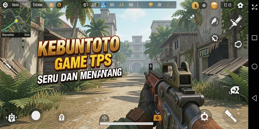 Gameplay seru dan penuh aksi dari KEBUNTOTO dalam mode TPS.