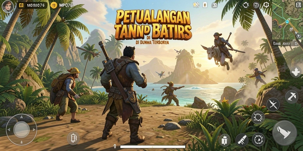 Screenshot MPO76 menampilkan gameplay yang mendalam dalam dunia terbuka.