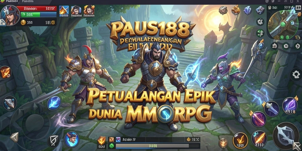 Gameplay mendebarkan dalam petualangan MMORPG PAUS188.