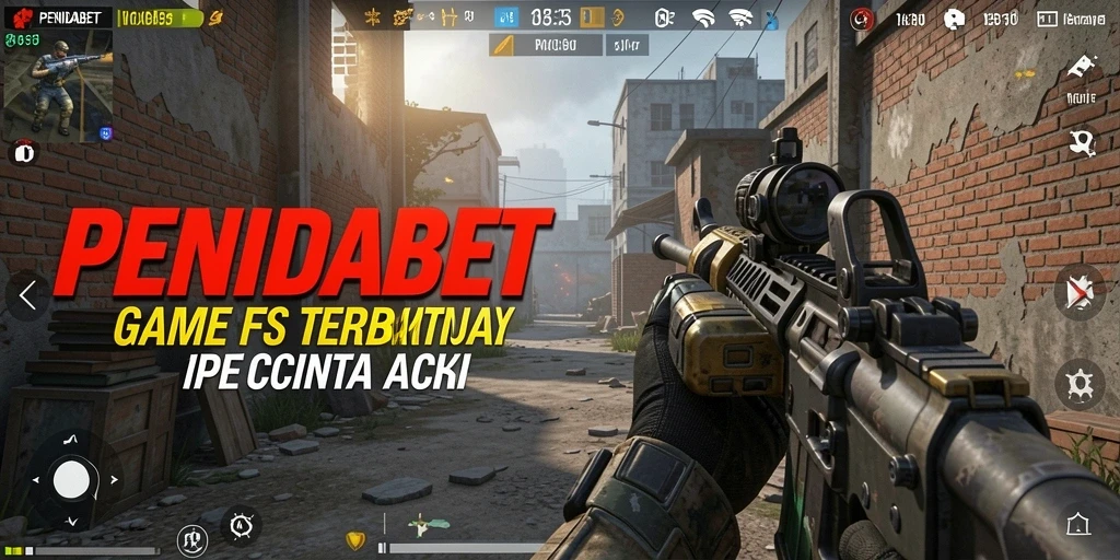 Tampilan gameplay PENIDABET yang penuh aksi dalam pertempuran FPS.