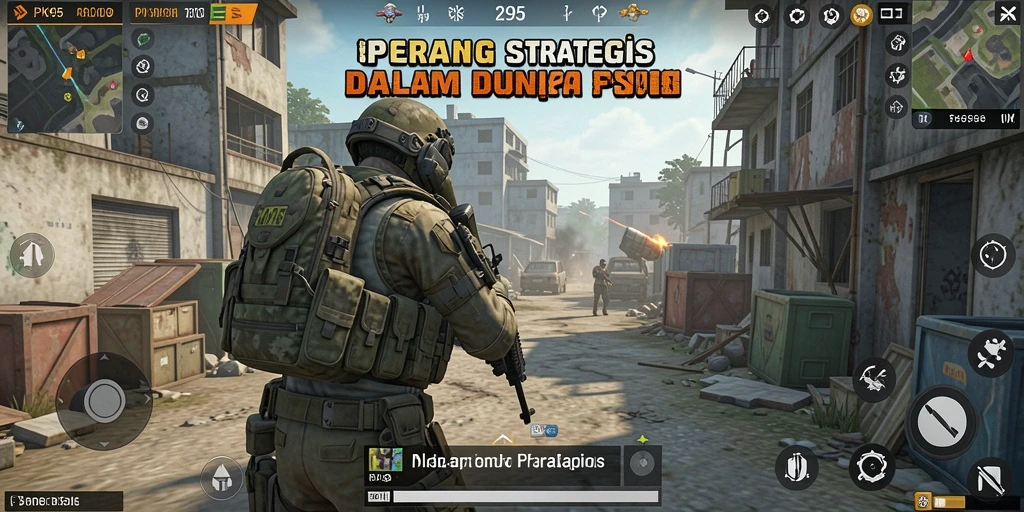 Tampilan gameplay mendebarkan dari PK95 dalam mode FPS.