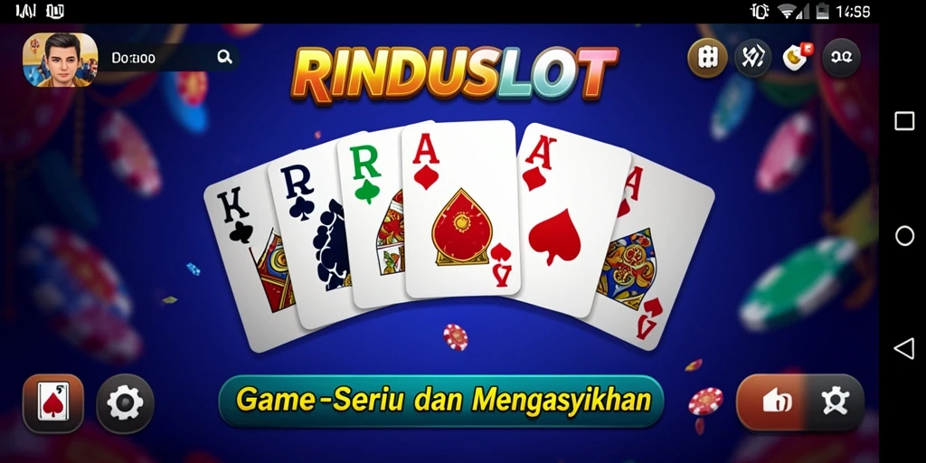 Tampilan gameplay RINDUSLOT yang seru dan menarik.