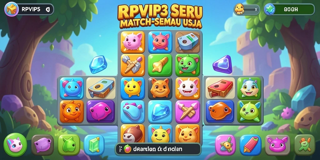Tampilan gameplay RPVIP5 yang penuh warna dan menarik.