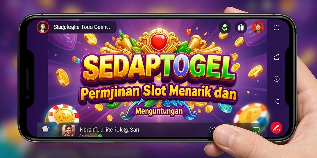 Tampilan menarik dari gameplay Slot SEDAPTOGEL yang memukau.