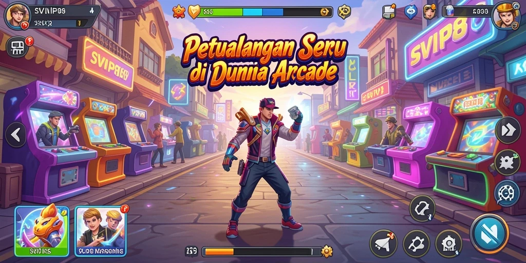 Tampilan gameplay seru dan menantang pada SVIP8.