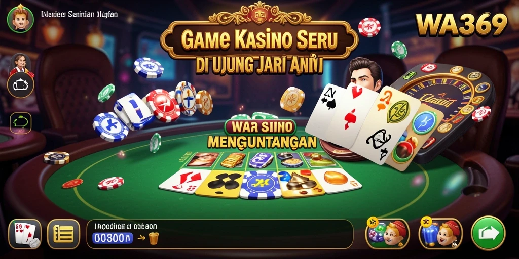 Tampilan screenshot WA369 menampilkan gameplay kasino yang mengasyikkan.
