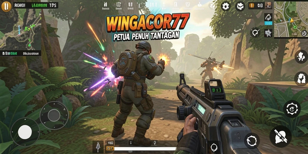 Tampilan gameplay seru dan menegangkan dari WINGACOR77.